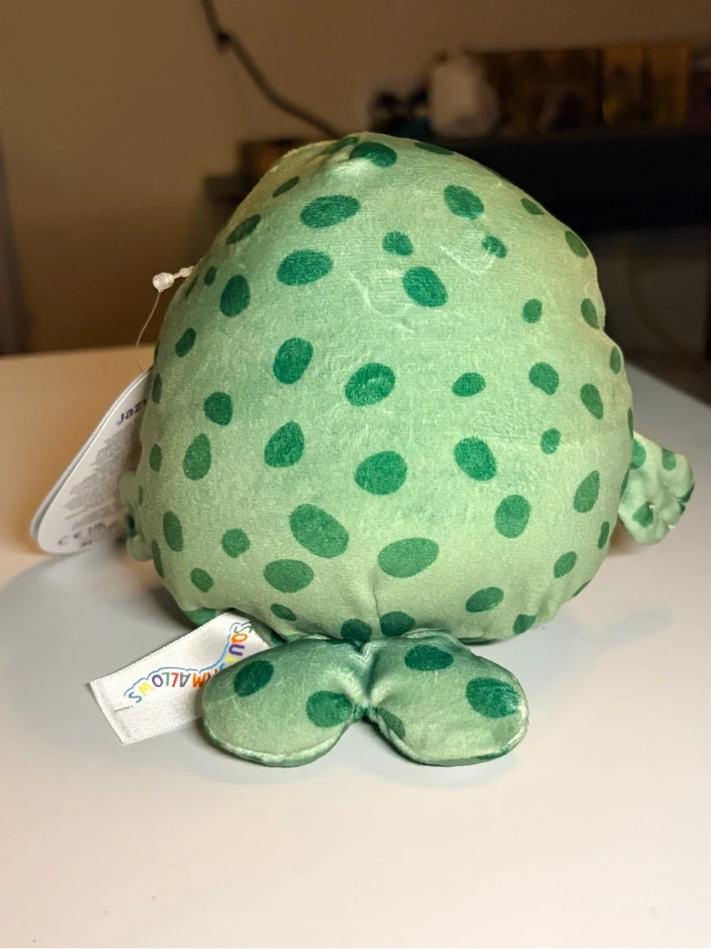 Squishmallow Plush Green Spotted Seal Stuffed Toy - Soft Small Pet Plush
